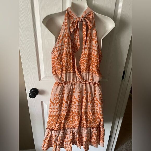 🆕 BTFBM Halter top, Boho style dress. Aztec Pattern - Picture 4 of 10